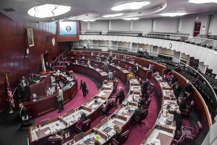 Legislatura de Nevada (Benjamin Hager / Las Vegas Review-Journal)