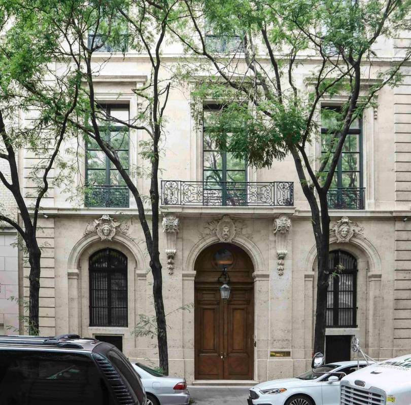 La residencia de Jeffrey Epstein en Manhattan, el lunes 8 de julio de 2019, en Nueva York. Los ...