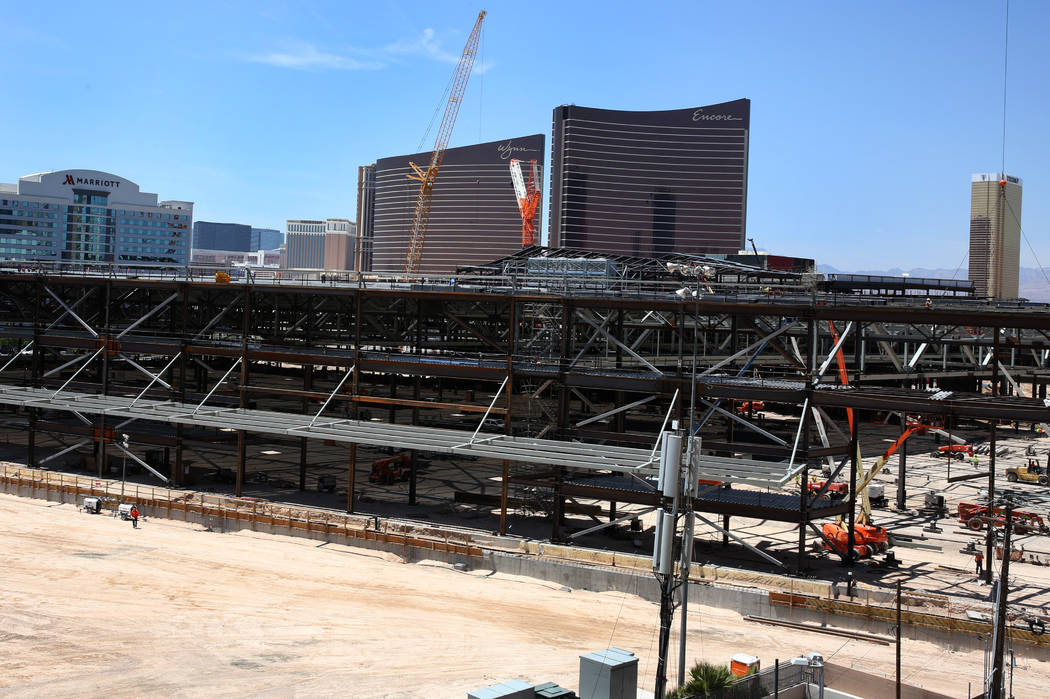 La ampliación del Las Vegas Convention Center fotografiada el martes 9 de julio de 2019 en Las ...