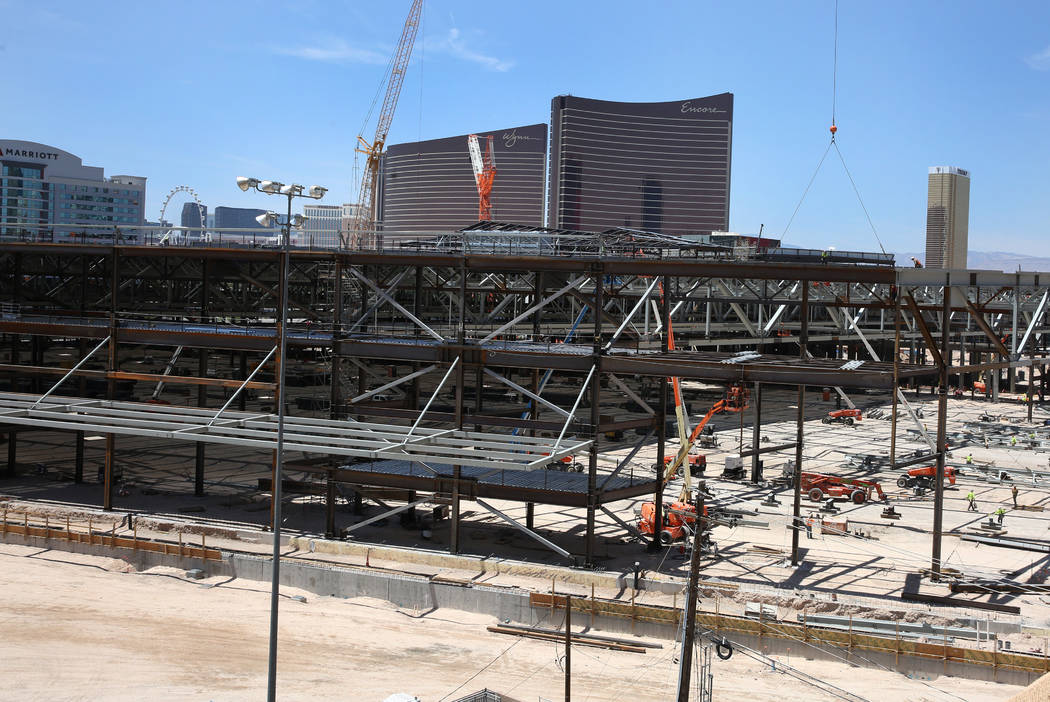 La ampliación del Las Vegas Convention Center fotografiada el martes 9 de julio de 2019 en Las ...