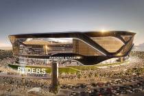 Representación del Estadio Raiders en Las Vegas (Arquitectura MANICA)