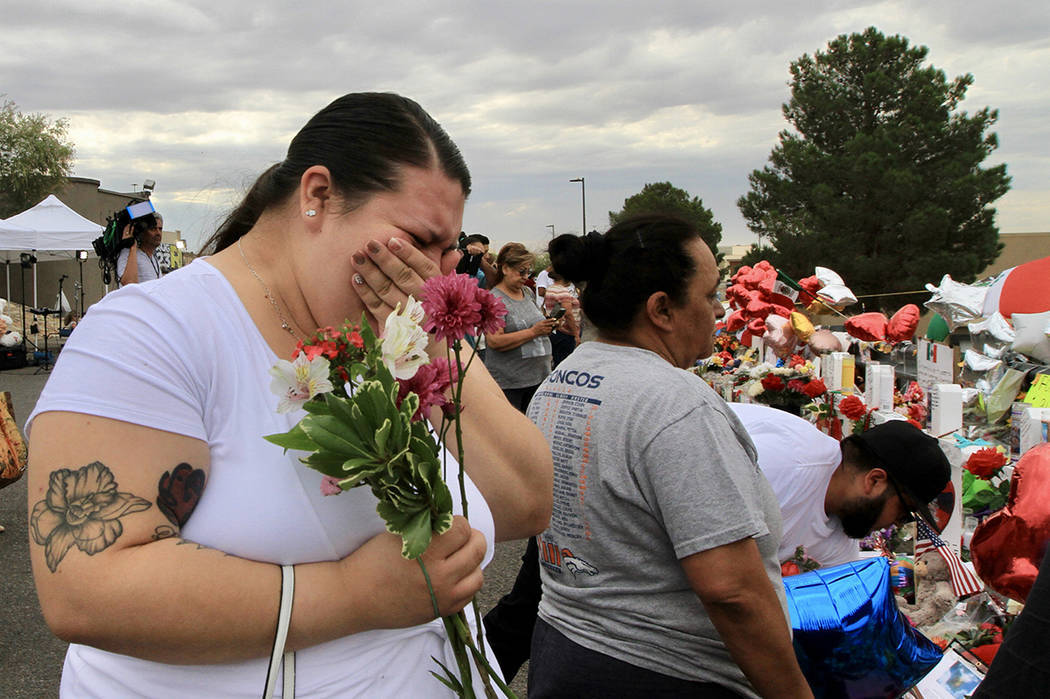 El Paso, Texas, 6 Ago 2019 (Notimex-Javier Lira).- Sobrevivientes y familiares de las víctimas ...