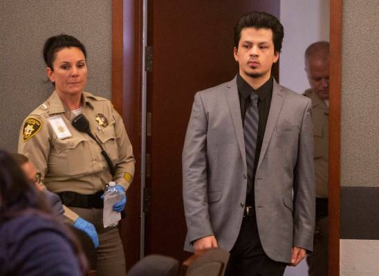 Jaiden Caruso regresa para su veredicto en su juicio por asesinato en el Centro de Justicia Reg ...