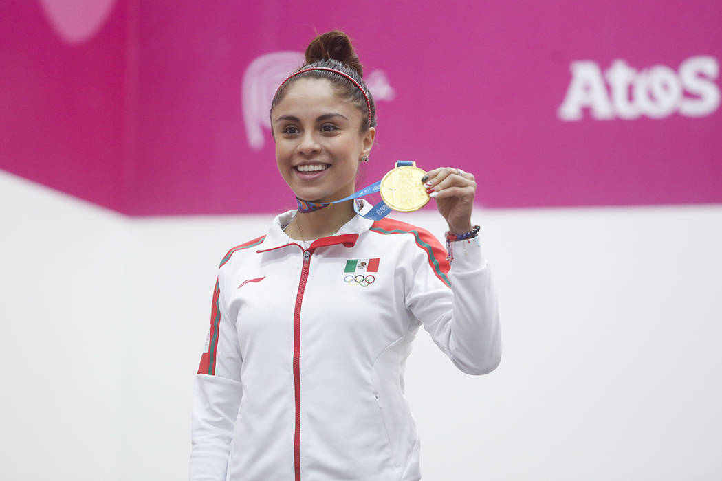 ARCHIVO. Lima, 8 Ago 2019 (Notimex-COPAL19).- la mexicana Paola Longoria consiguie medalla de o ...