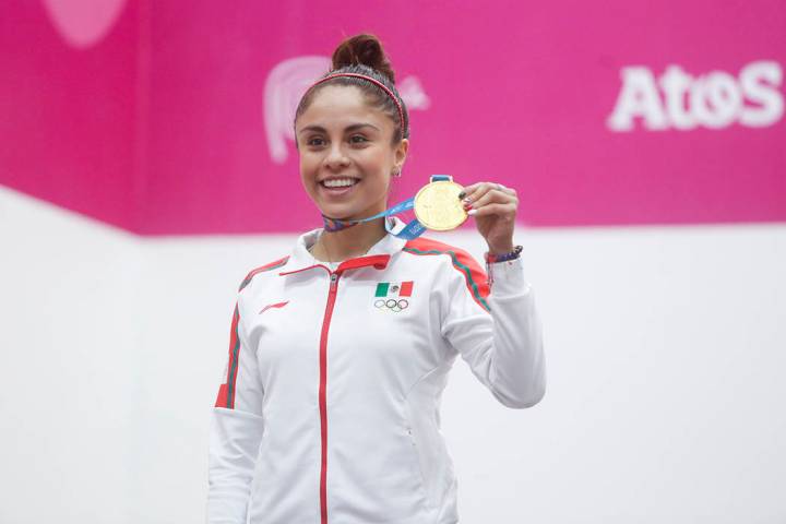 ARCHIVO. Lima, 8 Ago 2019 (Notimex-COPAL19).- la mexicana Paola Longoria consiguie medalla de o ...