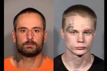 Christopher Ashoff, izquierda, y Devin Campbell (LVMPD)