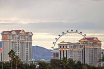 Caesars Palace en el Strip de Las Vegas el jueves 9 de mayo de 2019, en Las Vegas. (Benjamin Ha ...