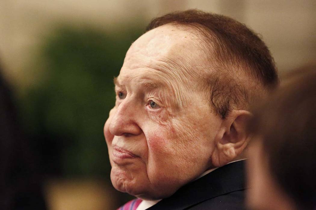 El CEO de Las Vegas Sands Corp., Sheldon Adelson, dijo que la compañía está cambiando el rum ...