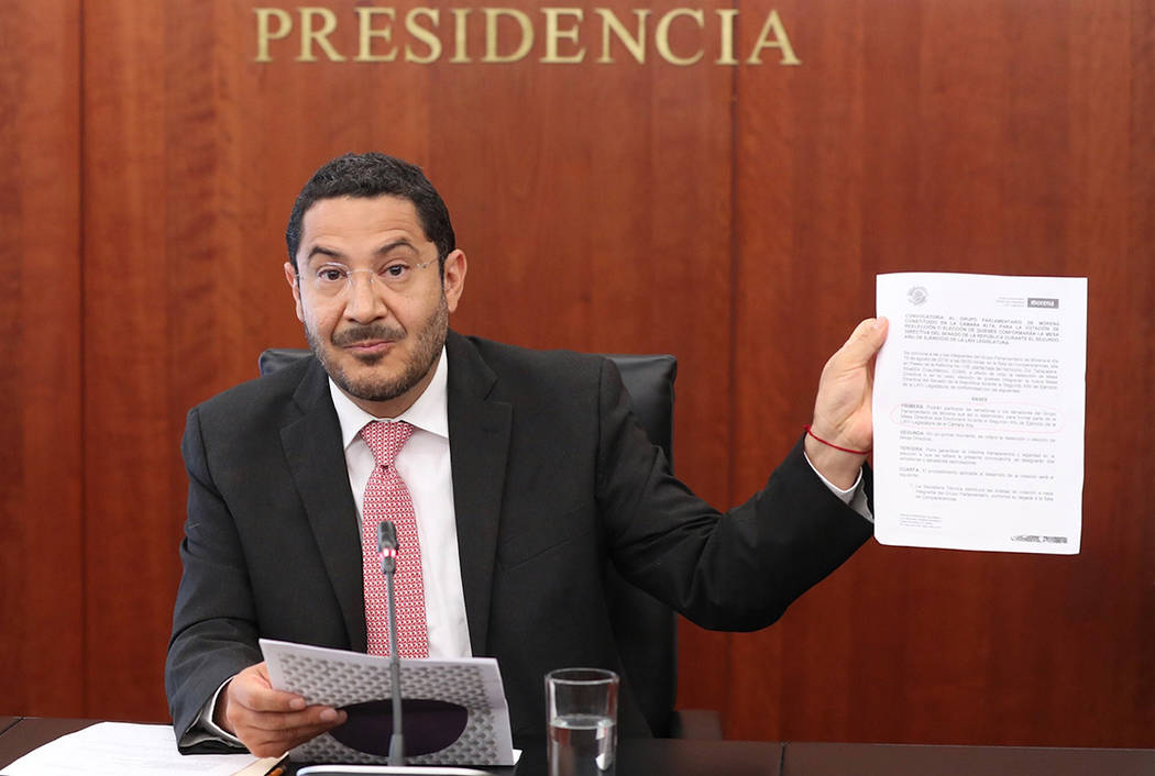 ARCHIVO. Ciudad de México, 19 Ago 2019 (Notimex-Senado).- El senador Martí Batres será susti ...
