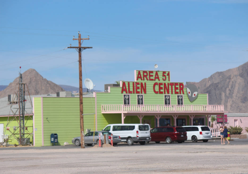 El Area 51 Alien Center en el Valle de Amargosa fue la ubicación inicial destinada para el eve ...