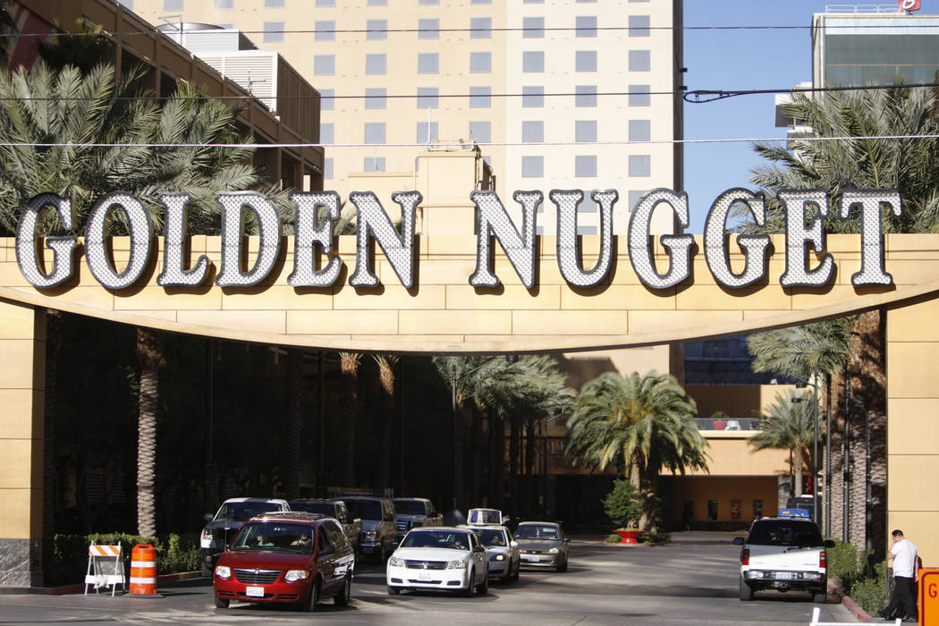 The Golden Nugget casino-hotel en Las Vegas (Erik Verduzco/Las Vegas Review-Journal).