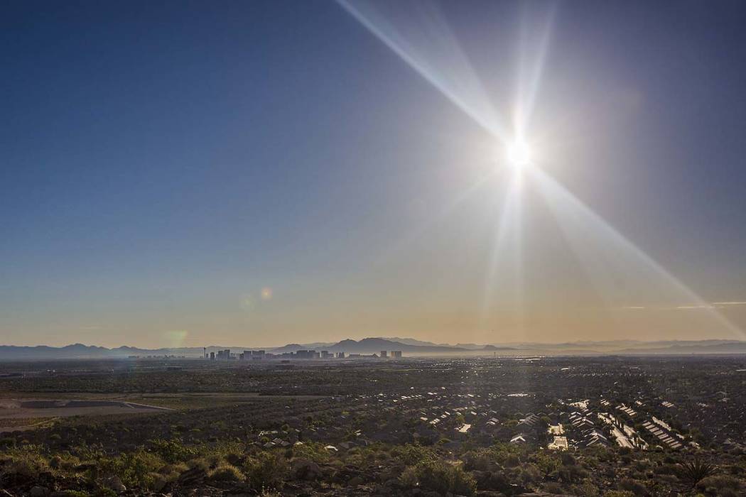 El pronóstico del clima en el Valle de Las Vegas apunta a cielos soleados, altas temperaturas ...