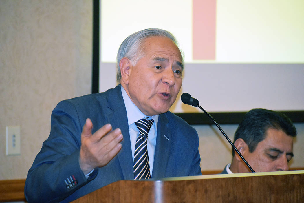 René Ortíz Muñiz, secretario de Mexicanos en el Exterior y Política Internacional del Comit ...