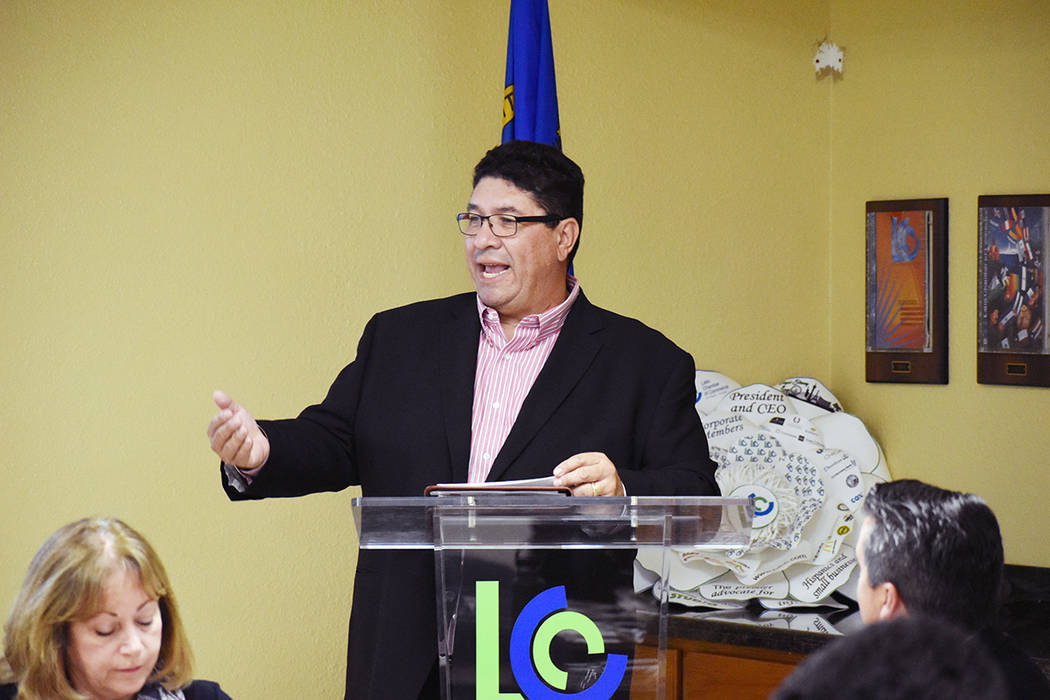José Meléndrez, uno de los miembros de la Junta Directiva de la Cámara Latina de Comercio pa ...