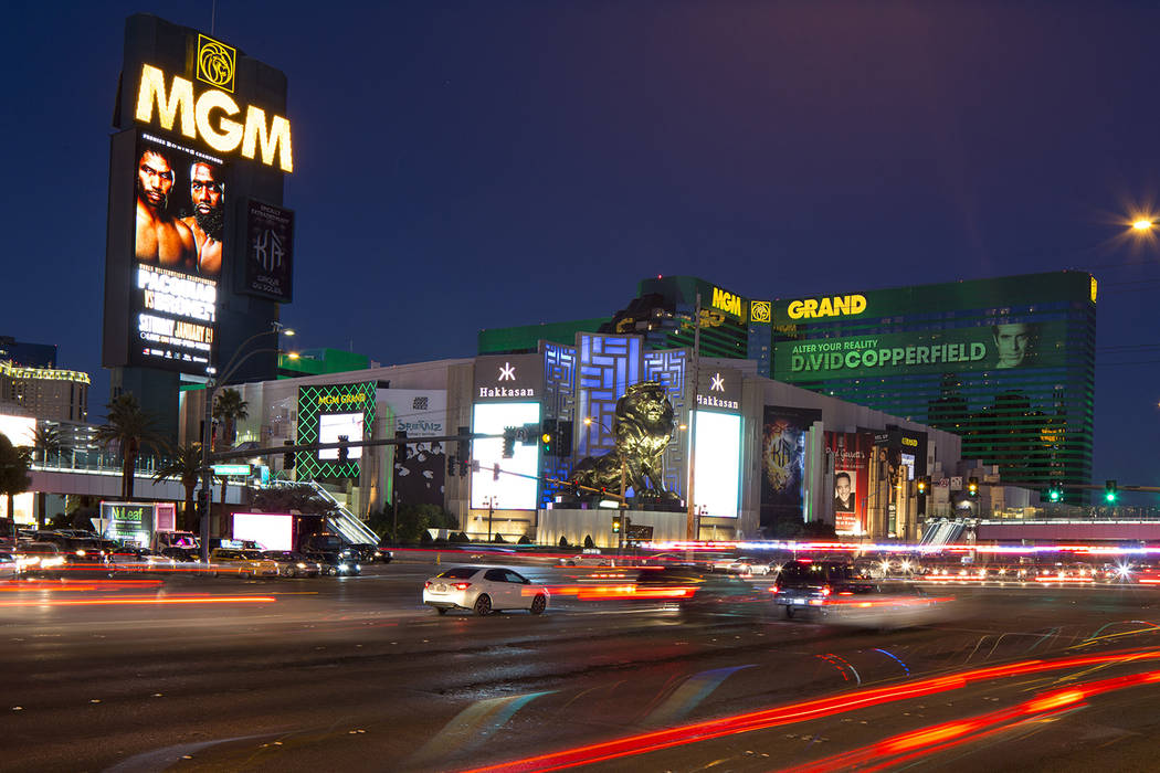 MGM Grand en el Strip de Las Vegas el sábado, 15 de diciembre de 2018. Richard Brian Las Vegas ...