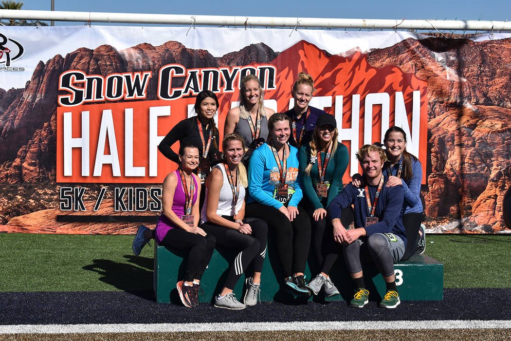 ¡El curso de la media maratón de Snow Canyon es uno de los cursos más espectaculares que el ...