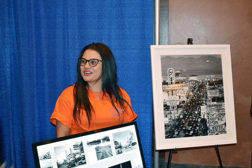 Ana Martínez, una de las voluntarias que atendieron al público en la Expo AgeWell, Summerlin. ...