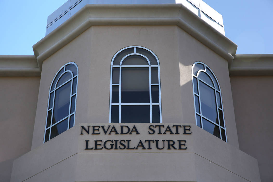 Edificio de la Legislatura de Nevada en Carson City. (David Guzman/Las Vegas Review-Journal) @d ...