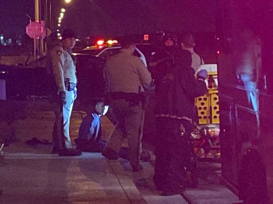 Un hombre sospechoso fue detenido tras una persecución policial en Las Vegas el viernes por la ...