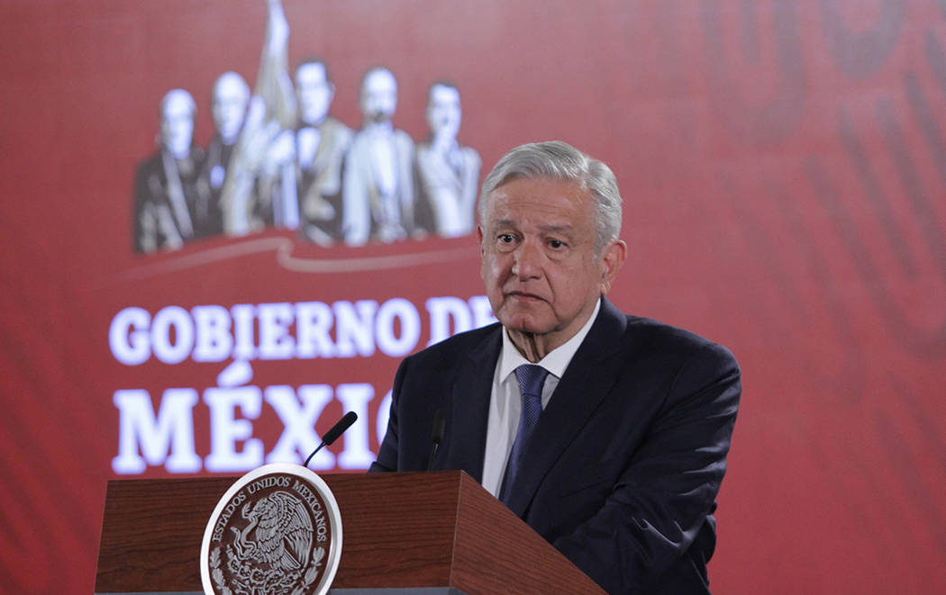 Ciudad de México, 10 Dic 2019 (Notimex-Marco González).- El presidente Andrés Manuel López ...