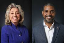 Congresistas Dina Titus y Steven Horsford. [Fotos Las Vegas Review-Journal]