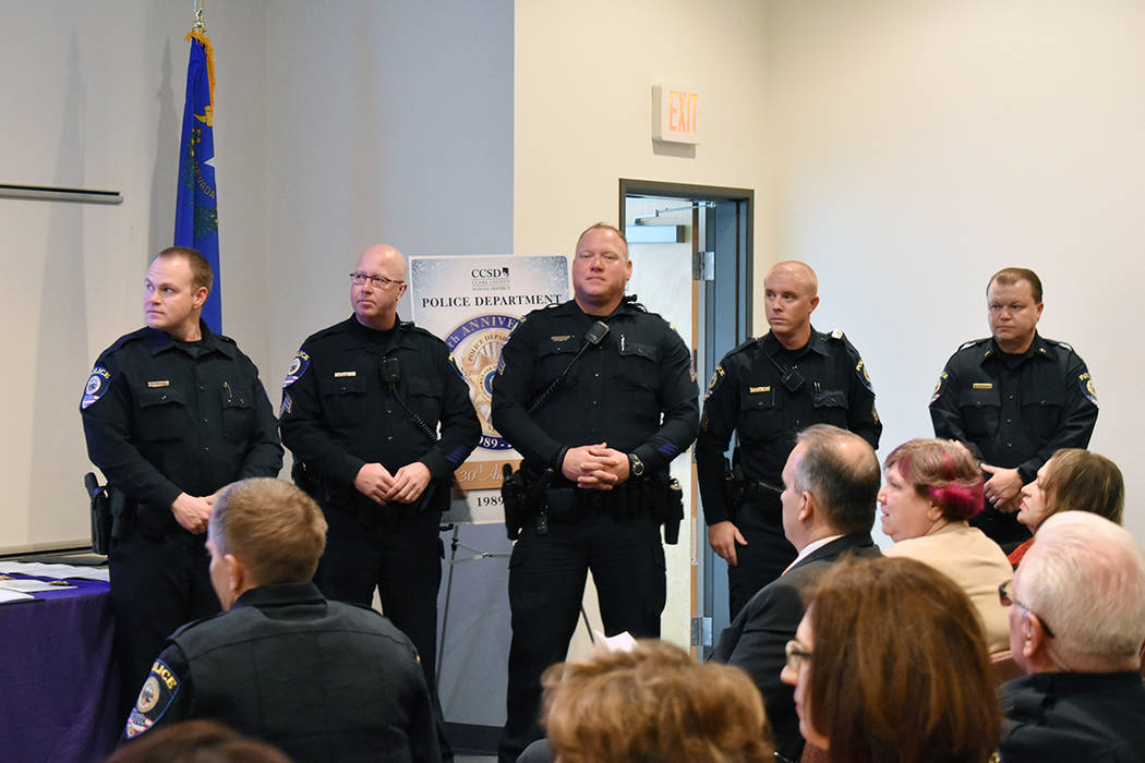 El Departamento de Policía del CCSD está celebrando su 30 aniversario como entidad que garant ...