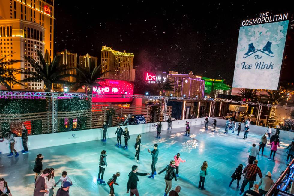 The Ice Rink at The Cosmopolitan of Las Vegas. (Erik Kabik)