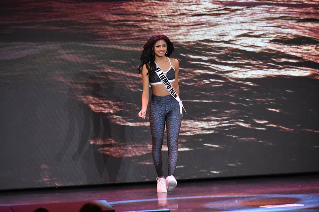 Miss El Tiempo Teen USA Noelani Mendoza mostró gran seguridad y presencia sobre el escenario. ...