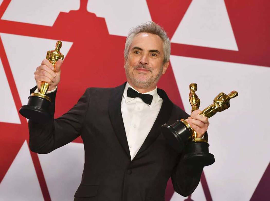 Alfonso Cuarón logró el éxito con la película Roma. Foto AP.