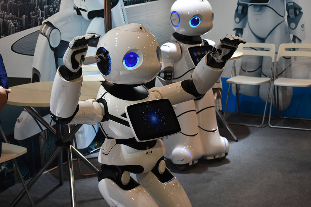 La empresa Canbot presentó al robot humanoide “UU-U05” en la CES 2020. Miércoles 8 de ene ...