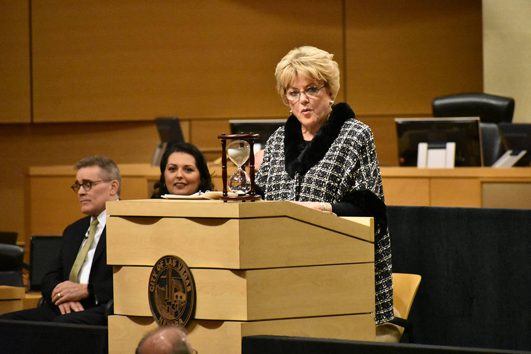 La alcaldesa de Las Vegas, Carolyn Goodman, informó que ha recibido 25 nuevos proyectos para e ...