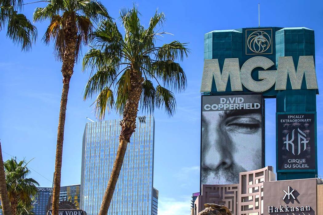 MGM Grand en el Strip de Las Vegas (Benjamin Hager/Las Vegas Review-Journal) @benjaminhphoto