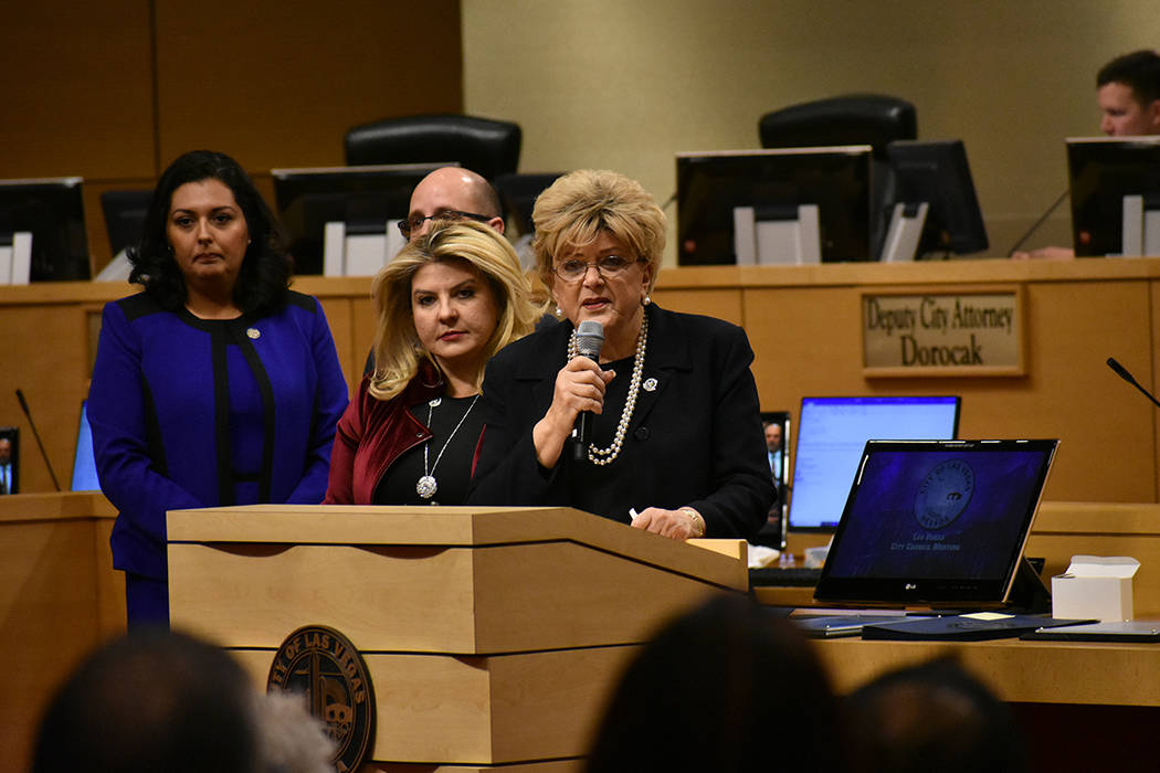 La alcaldesa Carolyn Goodman aseguró que su intención es evitar un problema de sanidad públi ...