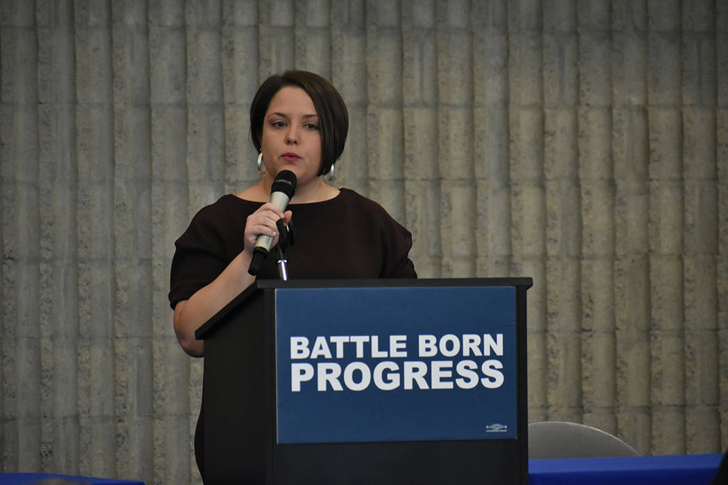 La directora de Battle Born Progress, Annette Magnus, dirigió la Cumbre Progresista 2020 (Prog ...