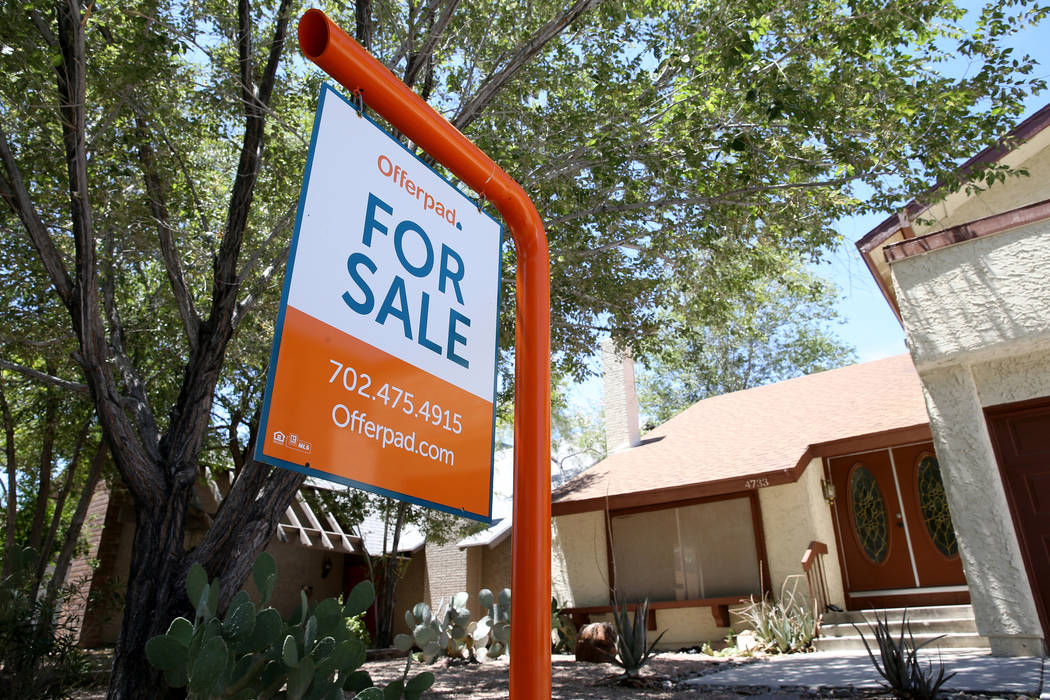 Los precios de las casas en el área de Las Vegas subieron a una de las tasas más lentas de la ...