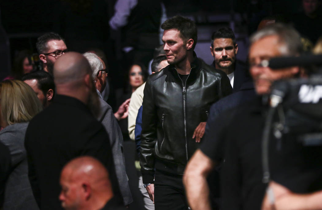 Tom Brady llega a ver la UFC 246 en T-Mobile Arena de Las Vegas el sábado, 18 de enero de 2020 ...