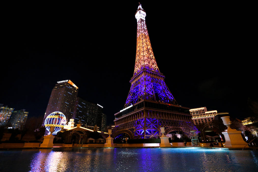 Torre Eiffel Las Vegas Espectaculo de Luces 