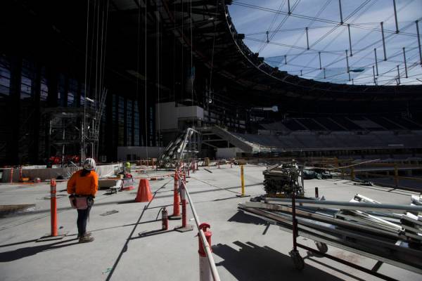 El Raiders Allegiant Stadium de Las Vegas el martes, 18 de febrero de 2020. (Erik Verduzco/Las ...