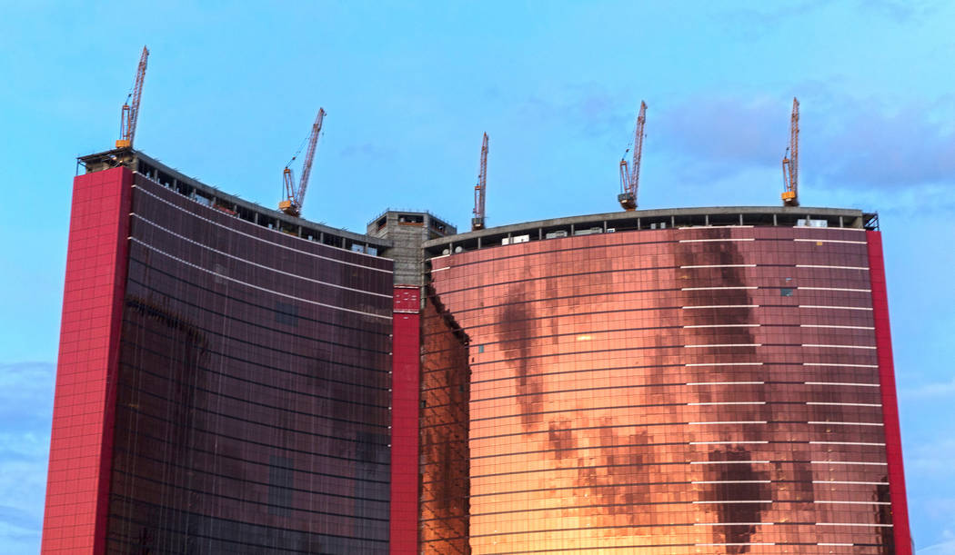 Continúa la construcción del Resorts World Las Vegas el miércoles, 20 de noviembre de 2019 e ...