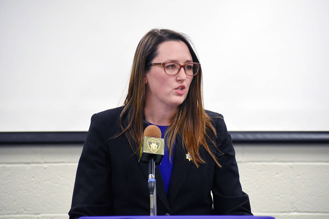 Alissa Engler, Senior Deputy Attorney General de la oficina del Procurador de Justicia de Nevad ...