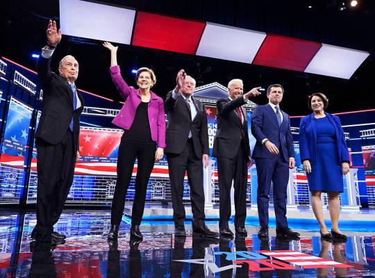 Seis aspirantes a la candidatura presidencial demócrata expusieron sus ideas antes del Caucus ...