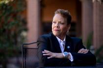 La senadora del estado de Nevada, Pat Spearman, demócrata por North Las Vegas, afirma que “c ...