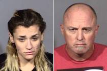 Tiffany Falsetti, izquierda, y Tony Howard Morgan (LVMPD)