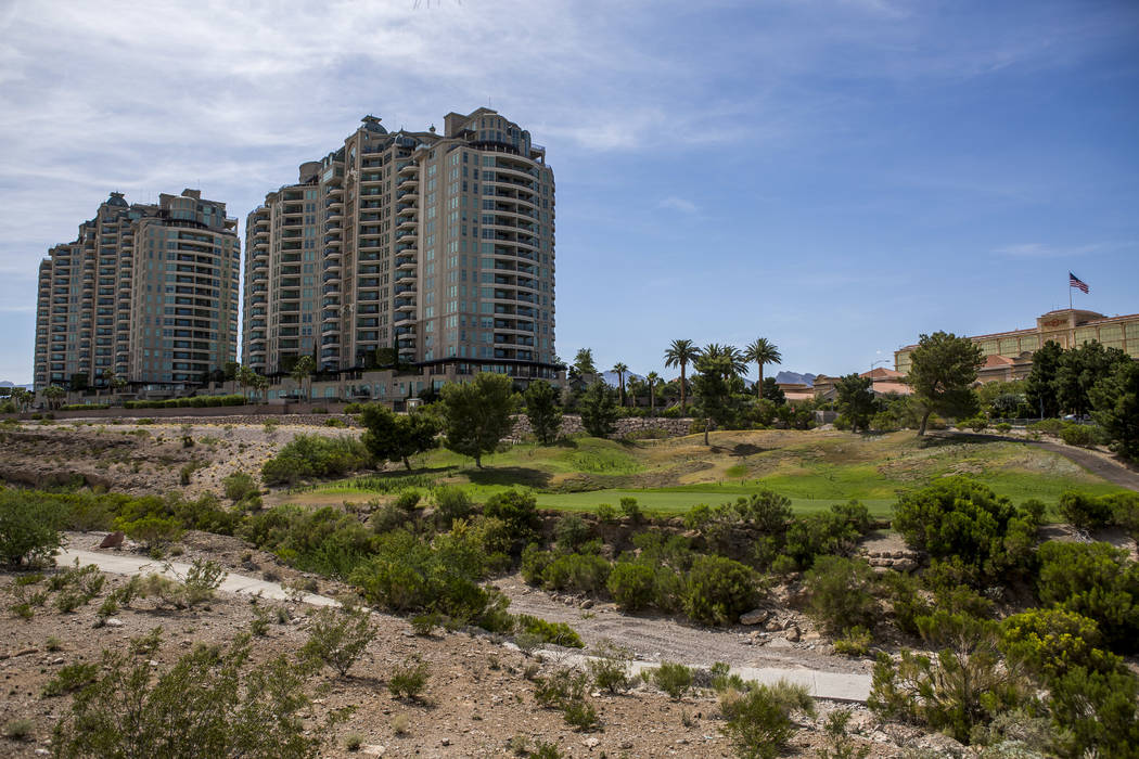 El sitio de 250 acres del campo de golf cerrado Badlands, visto en 2017. (Las Vegas Review-Jour ...