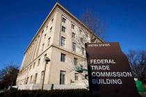 El edificio de la Comisión Federal de Comercio en Washington. (AP Photo/Alex Brandon)