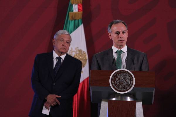 Ciudad de México, 24 Mar 2020 (Notimex-Gustavo Durán).- Hugo López-Gatell Ramírez, subsecre ...