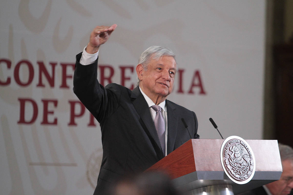 Ciudad de México, 31 Mar 2020 (Notimex-Gustavo Durán).- El presidente Andrés Manuel López O ...