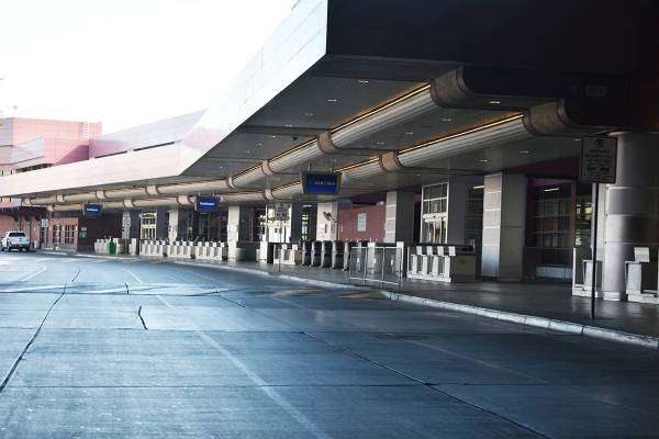 El Tiempo recorrió el Aeropuerto Internacional McCarran, el cual luce prácticamente vacío. J ...