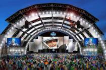 El escenario principal del Draft de la NFL está planeado para montarse en el Caesars Forum jun ...