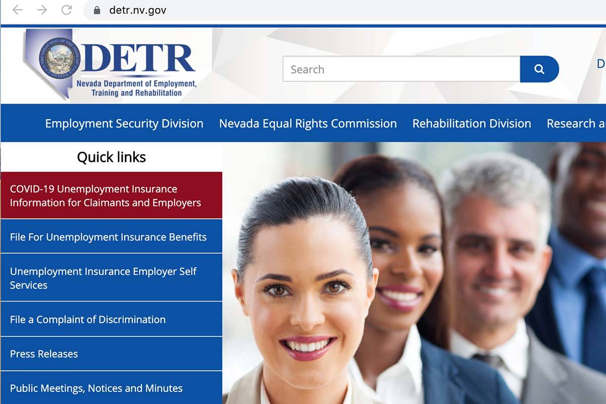 Sitio web del Departamento de Empleo, Capacitación y Rehabilitación (DETR).